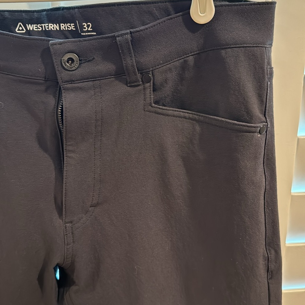 Western rise pants